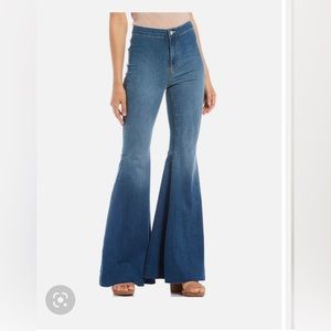 Free People Float On super flare jeans size 25